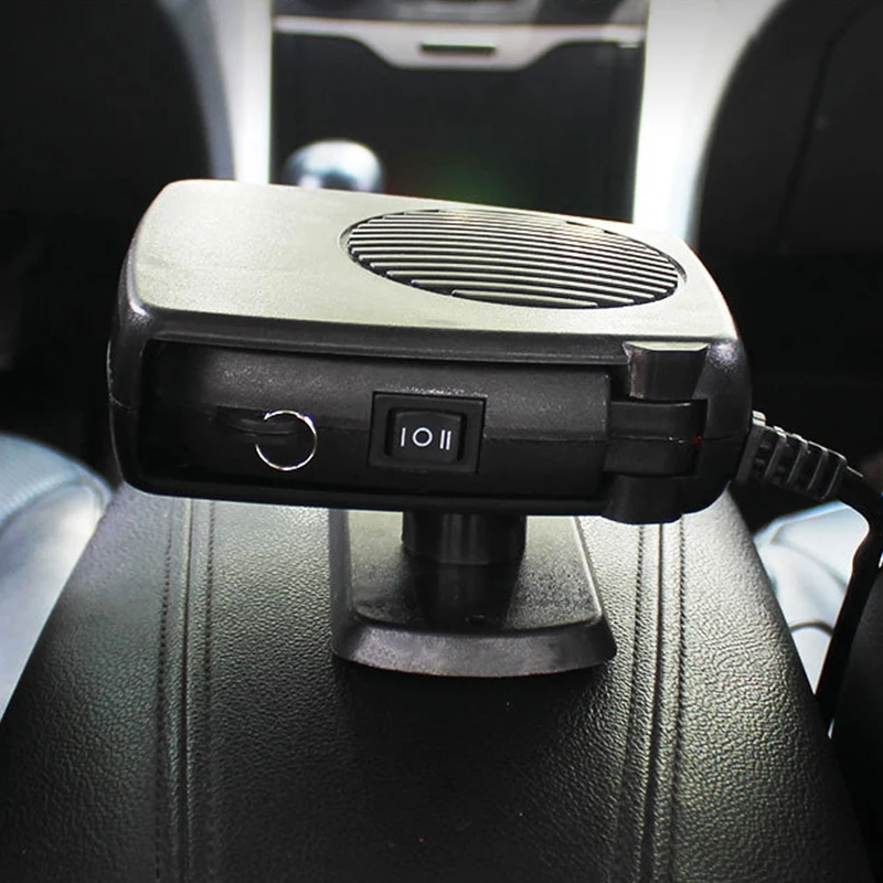 

Car Mini Electric Fan Heaters Window Defrost Defogging Heating Device Warm Air Blower NJ88