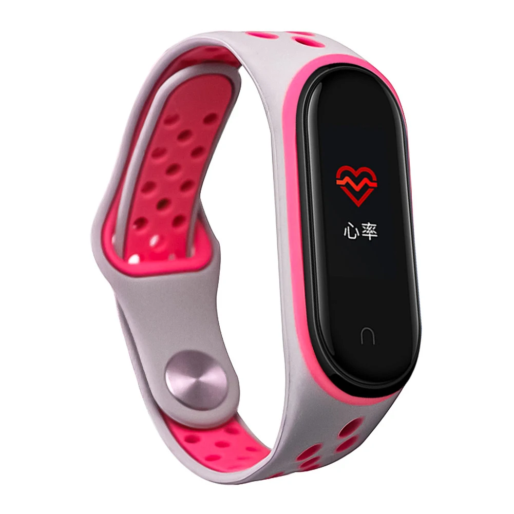Смарт-часы для Xiaomi mi Band 3 сменный ремешок регулируемый мягкий силиконовый ремень браслет для mi Band 3