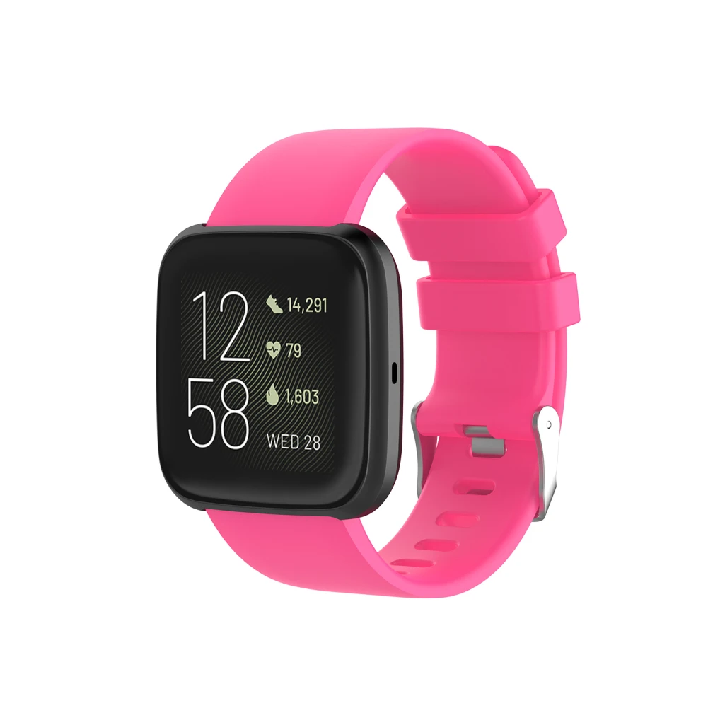 Браслет для Fitbit Versa 2 Смарт часы замена водонепроницаемый браслет 2 официальный силиконовый ремешок Смарт-часы аксессуары