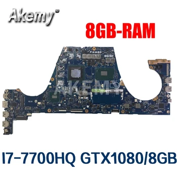 

GX501VIK Motherboard For ASUS GX501VI GX501VIK laptop Motherboard GX501VIK Mainboard I7-7700HQ N17E-G3-A1 GTX1080/8GB 8GB-RAM