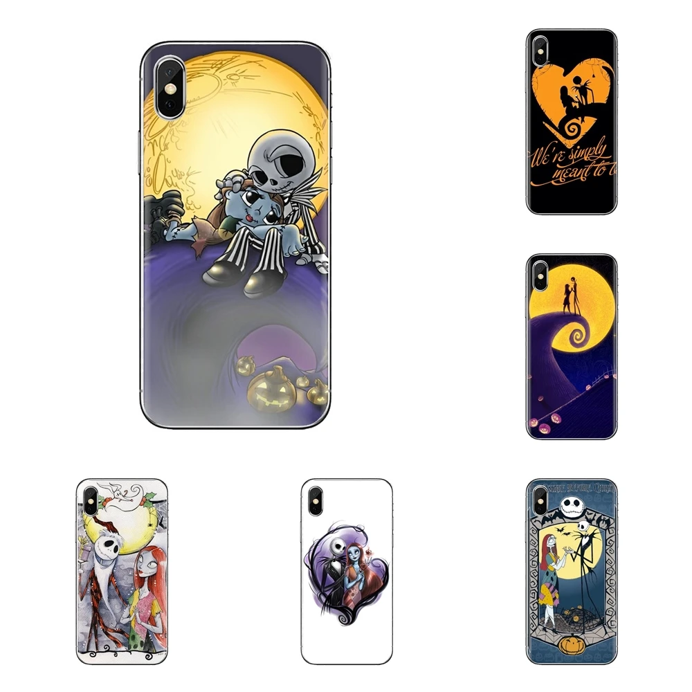 Jack Sally Nightmare before christmas Case For iPhone XS Max XR X 4 4S 5 5S 5C SE 6 6S 7 8 Plus Samsung Galaxy J1 J3 J5 J7 A3 A5 |