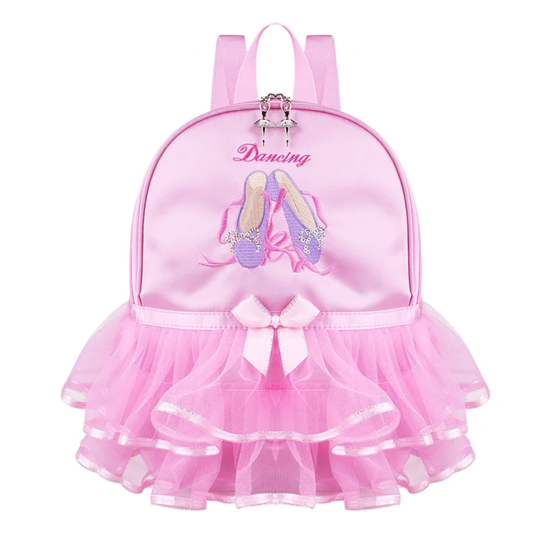 Ballet Dance Bags Children Ballet Bag for Girl Ballerina Dance Bag for Kids Pink Dancing Backpack Girls Ballet Dance Bags Baby School Backpack