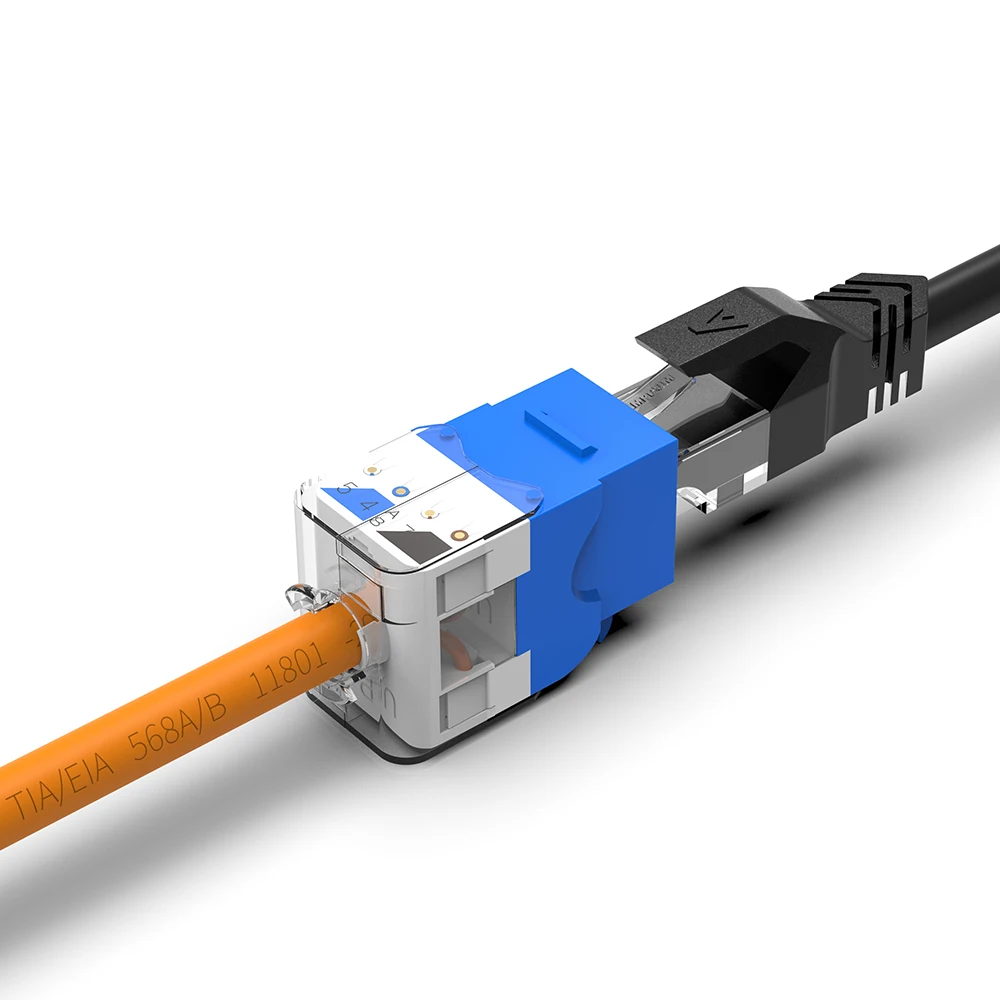10 шт. в упаковке разъем Keystone CAT5e инструмент RJ45 UTP Jack не требует отверстий модульный