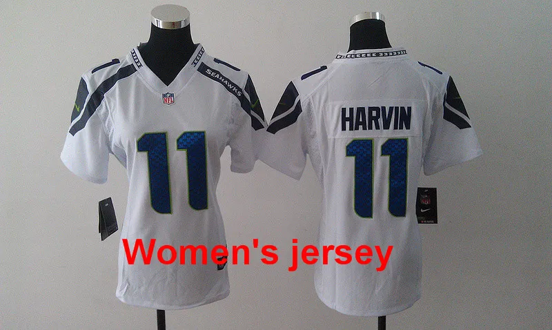 12 A+++ женские сшитые футболки Seattle s ladies 3 Russell Wilsons 11 Percy Harvin 12 Fan 24 Lynch 88 Jimmy Graham - Цвет: 12