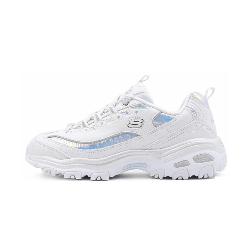 Skechers/Женская обувь; D'lite; Повседневная обувь; обувь на массивной платформе; женская обувь высокого качества для папы; кроссовки; женская обувь; 66666178-OFWT - Цвет: 66666178-OFWT