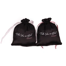 100 шт CBRL атласный мешок со шнурком на заказ 20*30 см мешок для волос мешок для пыли для ювелирных изделий Подарочная упаковка для волос