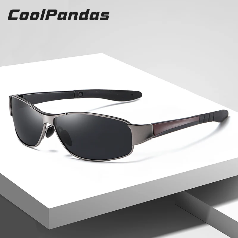 Солнцезащитные очки CoolPandas мужские поляризационные солнцезащитные в квадратной