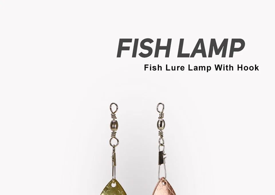 Description Picture 5 of item1PCS Fishing Lure Light LED Fishing Lamp Luminous Lure Deep Underwater Eye Shape Fishing Bait With Hook Fishing Squid Lure