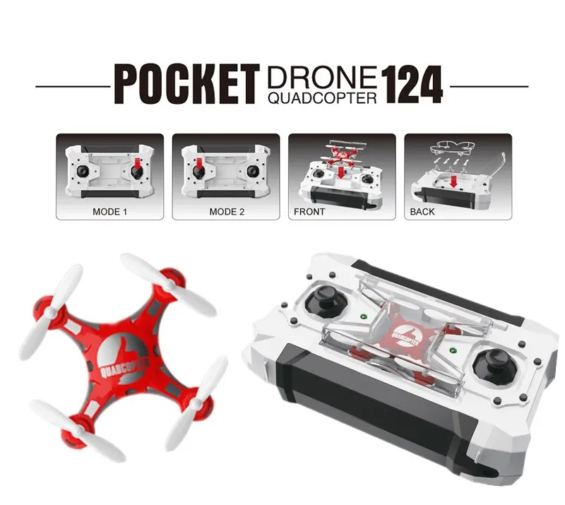 

FQ777-124 Mini Drones Professional Hand Operated RC Helicopter Quadcopter Remote Control Helicopter Pocket Drons Toys for Kids