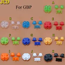 JCD 1 комплект Красочные кнопки Замена для Gameboy Pocket GBP для GBP кнопка включения и выключения питания A B D кнопки-подкладки