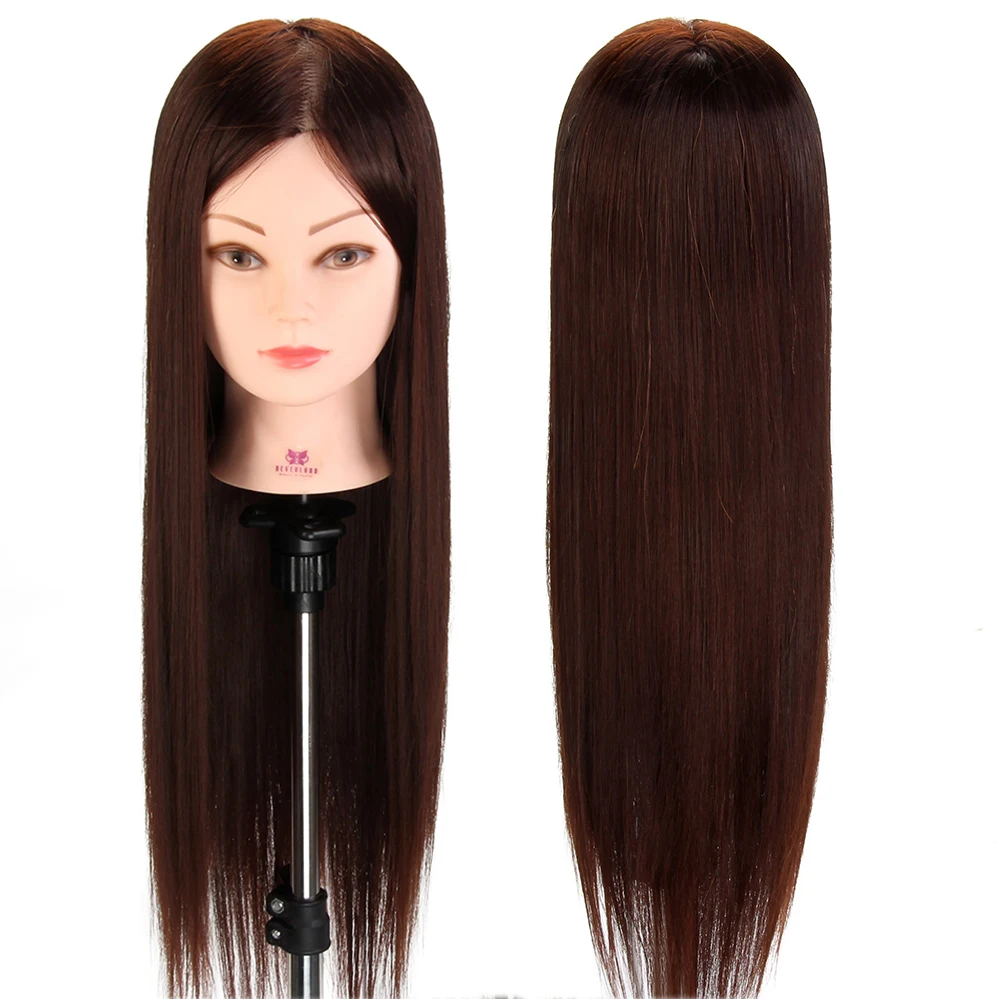 real hair practice head