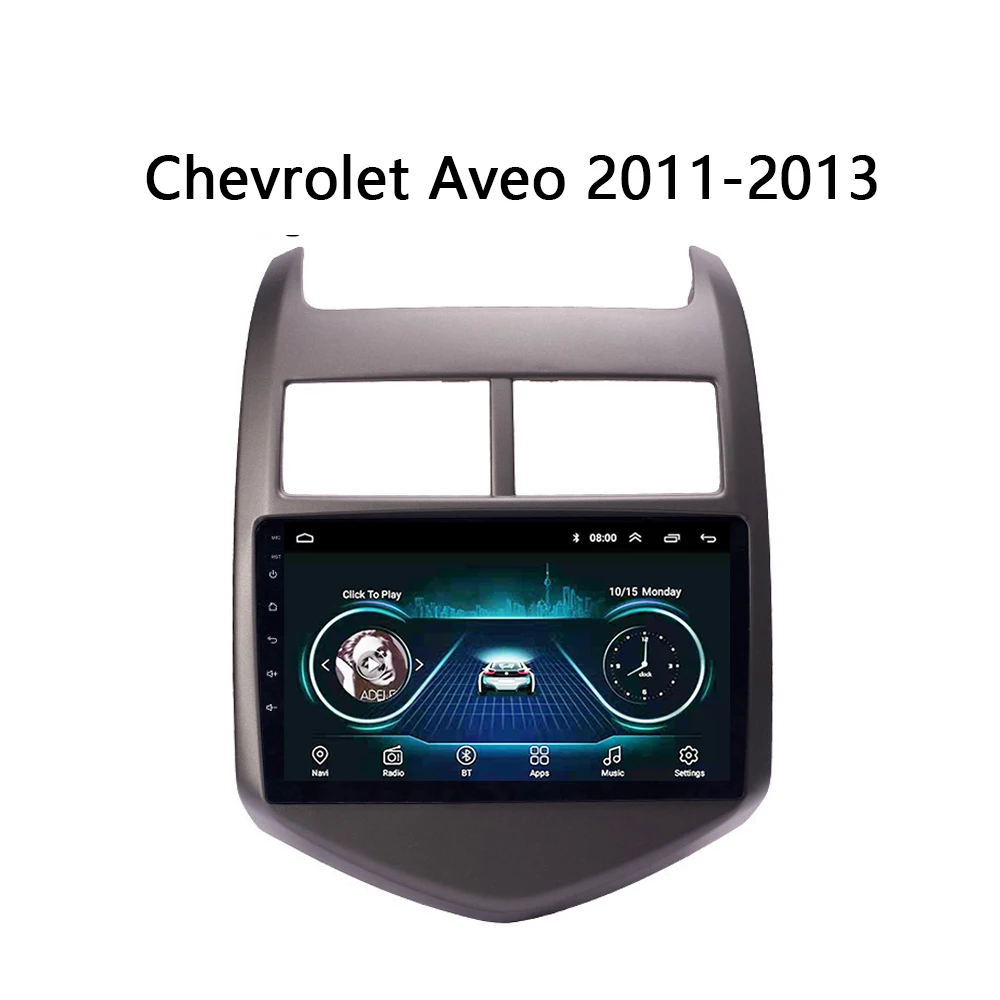 Автомагнитола для Chevrolet Aveo/Sonic 2011 2012 2013 gps Navi мультимедийная система Авторадио Android 8,1 " Carplay SWC tv