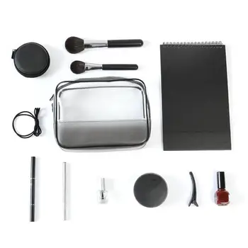 

Clear PVC Cosmetic Bags Fashion Design Portable Waterproof Make Up Zipper Bag Storage Pouch Durable Transparent Unisex Dropship