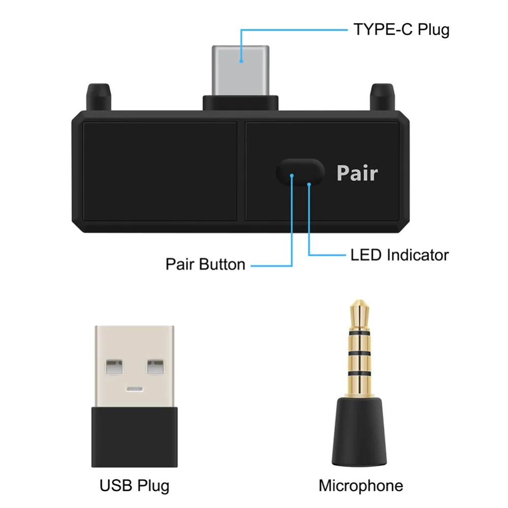 Горячая Bluetooth адаптер Многофункциональный Bluetooth 5,0 аудио передатчик USB приемник адаптер для пульта дистанционного управления Nintendo PS4 tv