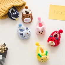 Осенне-зимние носки до щиколотки с мультяшными животными для малышей Детские кашемировые носки для новорожденных