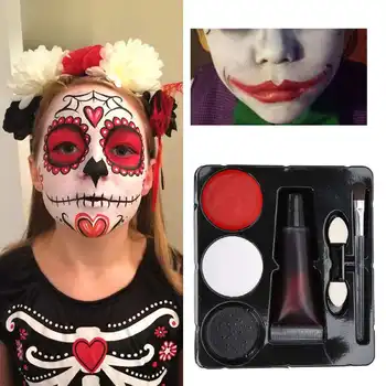 

Body Painting Blood Makeup Set Fake Blood Halloween Props Makeup Face Painting Tool Set Halloween Party Face Body Paint