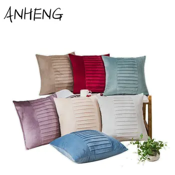

New Super Soft velvet Cushion Cover Solid Color Cushiion Cover Pillow Cushion Cover For Sofa Car