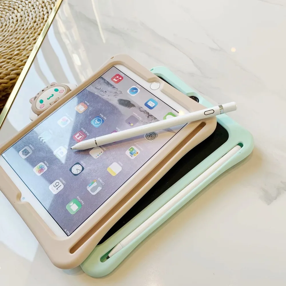Модный мультяшный Детский мягкий силиконовый чехол для планшета для Ipad Pro, 11 дюймов, чехол-подставка для Ipad Pro, 11 дюймов, чехол+ ручка
