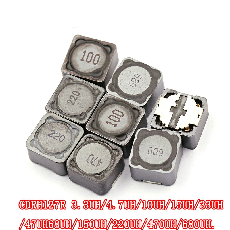 5 шт. CDRH127 CD127 10/15/22/33/47/68 мкГн 12*12*7 SMD силовой индуктор|Индукторы| |