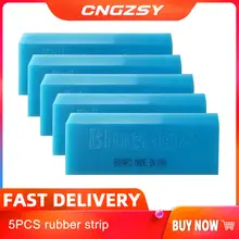 

5PCS BLUEMAX Squeegee Spare Rubber Blade Car Window Home Glass Mirror Bathroom Ceramic Cleaning Wiper Auto Vinyl Wrap Tools 5B02