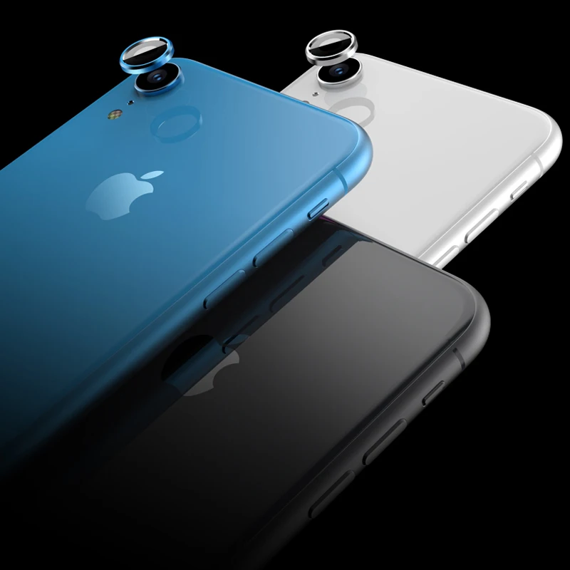 Back Camera Lens Screen Protector for iPhone XR 6D Tempered Glass Film + Metal Rear Lens Protection Ring Case Cover Accessories Back Camera Lens Screen Protector for iPhone XR 6D Tempered Glass Film + Metal Rear Lens Protection Ring Case Cover Accessories