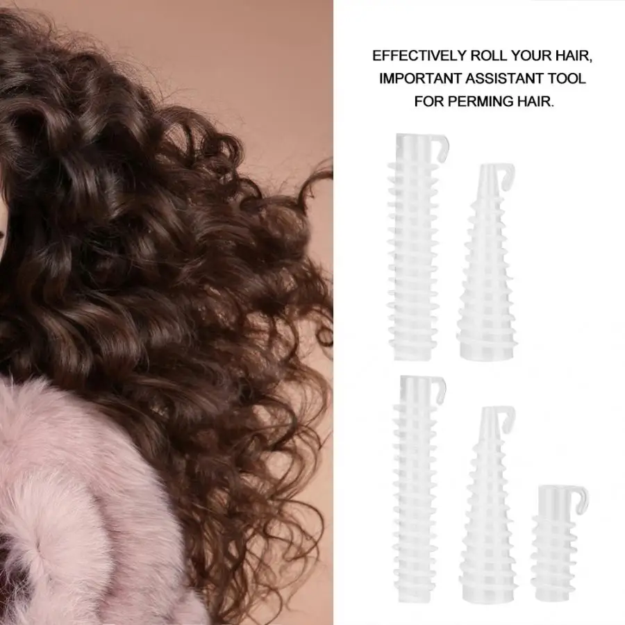 30pcs Wavy Curly Hair Roller Fluffy Perming Rod Perm Bar Hairdressing Tool Long Styling Barber Salon Tool