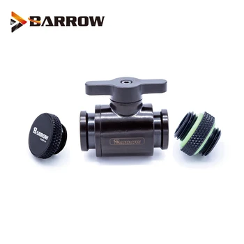 

BARROW Water Valve Switch Kit Aluminium Handle Double G1/4' Inner Female to Female Interface/ Switch+Glug+Male to Male Fitting