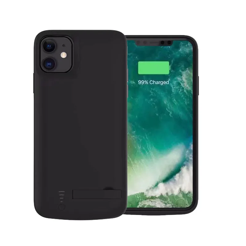 

Portable Battery Charger Case For iphone 11 2019 6000mAh Power Bank Cover External Pack Backup Charge back Case for iphone 11