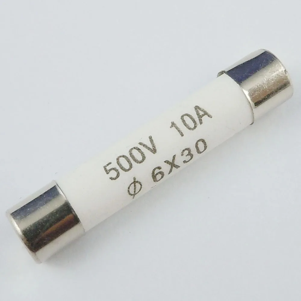 20 шт. керамический предохранитель RO58 BS1362 6 мм x 30 500 В F а 10 А 6*30 мм|ceramic fuse|fast blow fuse0.5a