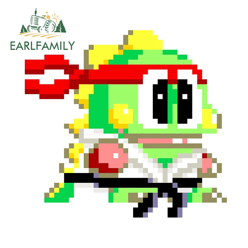 Earlfamily 13Cm X 12.5Cm Per Bubble Bobble Arcade Car Stickers E Decalcomanie Vinile Car Wrap Occlusione Scratch Window Trunk Decor