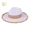 Summer Cowboy Cap Casual Sun Hats For Women Fashion Letter M Jazz Straw For Men Beach Straw Panama Hat Wholesale RH ► Photo 2/6