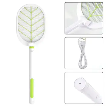 

Mosquito Swatter Layers Mesh Electric Handheld Mosquito Killer Insect Fly Bug Mosquito Swatter Killer USB Rechargeable Pest Swa