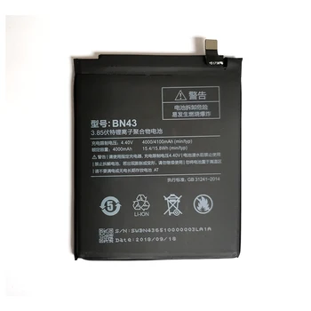 

2pcs/lot New Original Real 4100mAh BN43 Battery For Xiaomi Redmi Note 4X 3G+32G / For Redmi Note 4 global Snapdragon 625