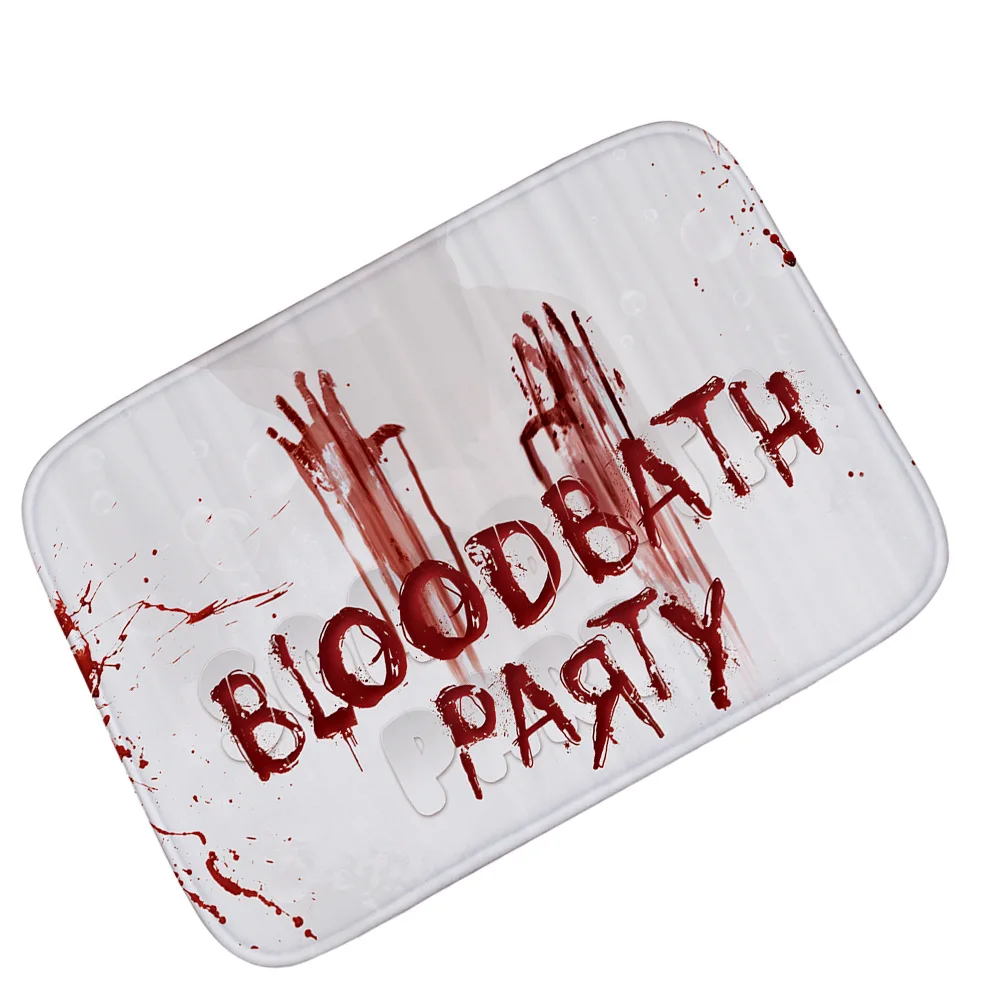 Blood handprint Zeegle коврик для ванной комнаты, напольный коврик, впитывающий ковер для кухни, коврик для спальни, прикроватные коврики, коврик для ног - Цвет: Blood handprint