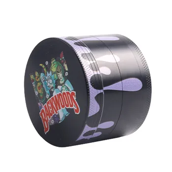 

Zinc Alloy Tobacco Herb Grinder for Smoking Weed Accessories Mini Metal Cigarette Crusher Cartoon Cookies Backwoods 50mm 63mm