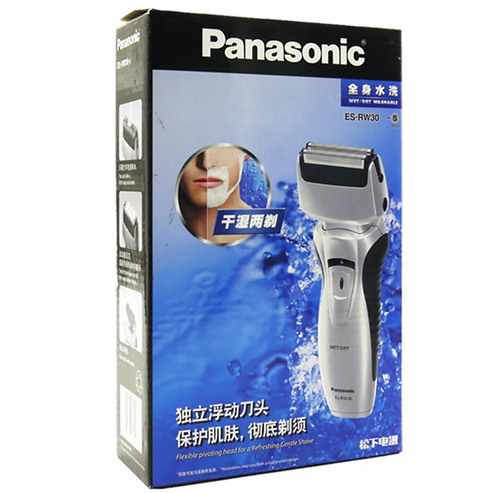 Panasonic ES-RW30 электробритва высокое Скорость мотор с моющаяся плавающая двойная режущая головка бритвенный станок для Для мужчин