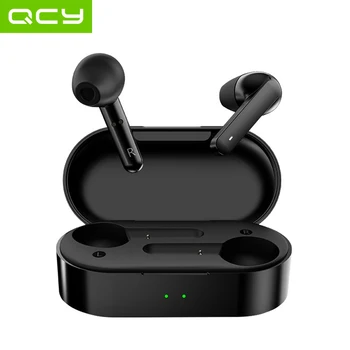 

QCY T3 TWS Fingerprint Touch Wireless Headphones Bluetooth V5.0 3D Stereo Dual-Mic Noise cancelling earphones