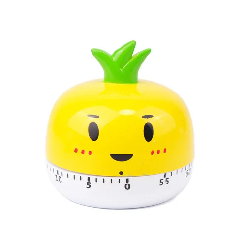 1 Cartoon Animal Vegetable Shape 60 Minute Timer Easy Operate Kitchen Timer Cooking Baking Helper Kitchen Tools Home Decoration - Цвет: 1