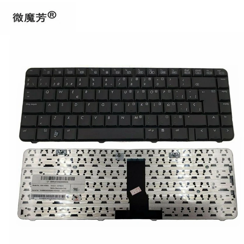 Испанский Тетрадь Клавиатура для ноутбука для HP Compaq Presario CQ50 G50 CQ50-100 CQ50-200 черный SP-MP-05586CU-4423 486654-071