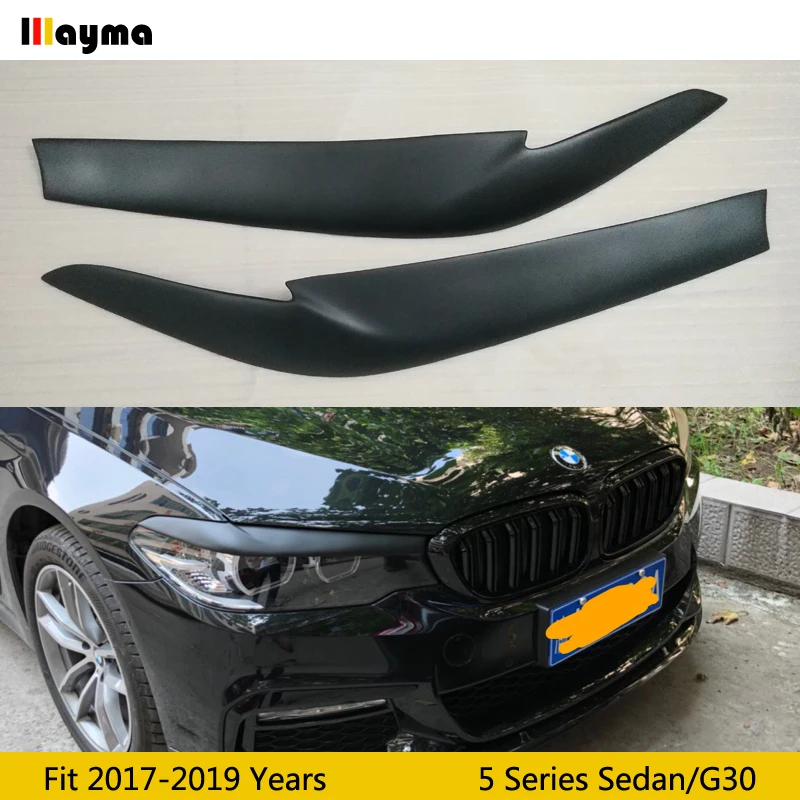 Автомобильные брови из стекловолокна для BMW 5 серии 525i 4 Двери Седан 2017 2018 2019 год G30