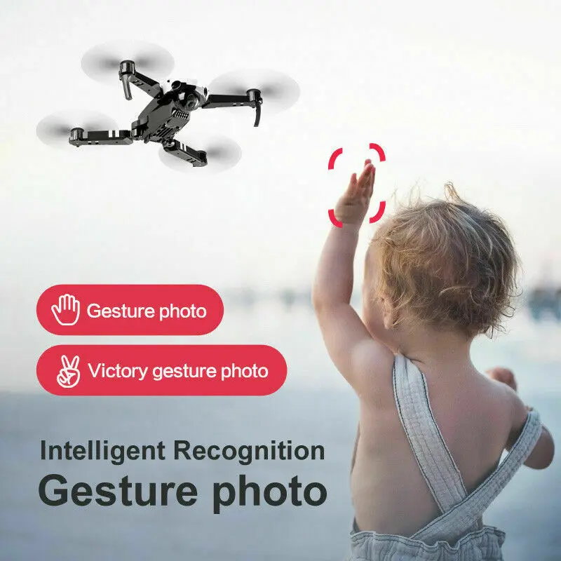 2,4 ГГц Дрон x pro селфи wifi FPV с 1080P HD камерой складной RC Квадрокоптер подарок