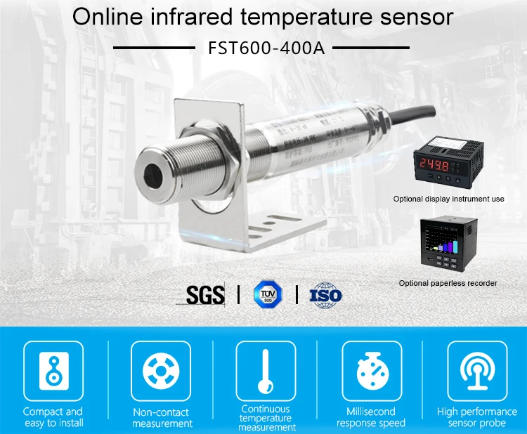 FST600-400A Low Price Digital Infrared Sensor Thermometer Pyrometer for Temperature