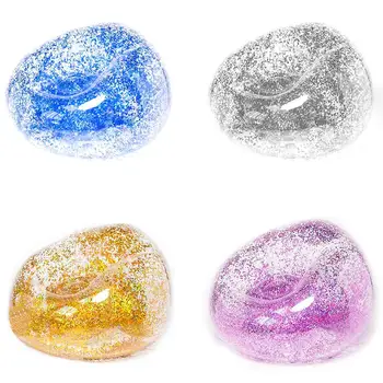 

Bean-shaped transparent inflatable chair adult collapsible inflatable chair home lazy sofa waterproof design perfect sleep