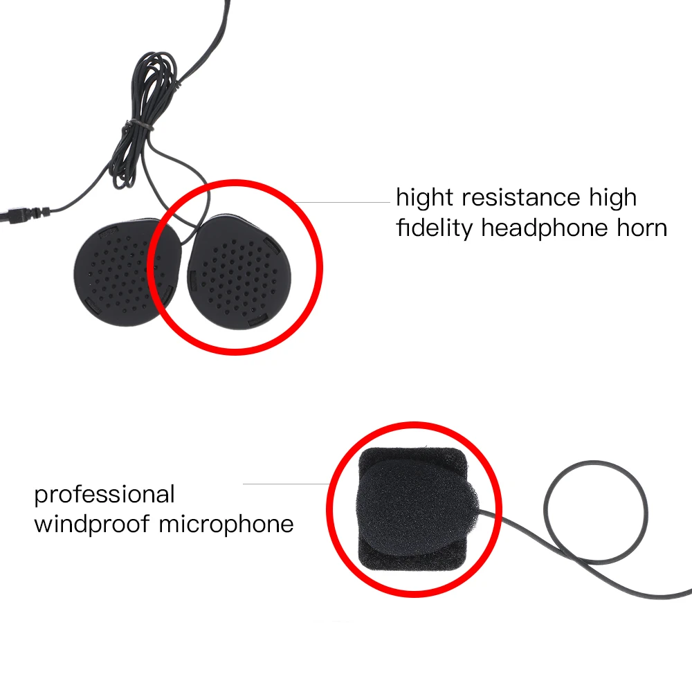 T9S мотоциклетный шлем гарнитуры Bluetooth Наушники С Подавлением Шума FM домофон 1200m IPX6 водонепроницаемые наушники с микрофоном