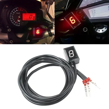 

12V Motorcycle 6 Speed Digital Gear Indicator Motorcycle Display Shift Lever Sensor For Suzuki