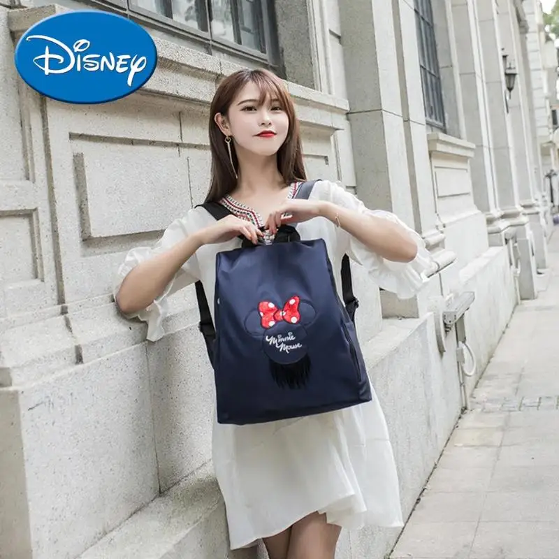 DISNEY Модный мягкий подгузник сумка большой емкости туристический рюкзак для женщин милый мультфильм детские подгузники Органайзер сумки