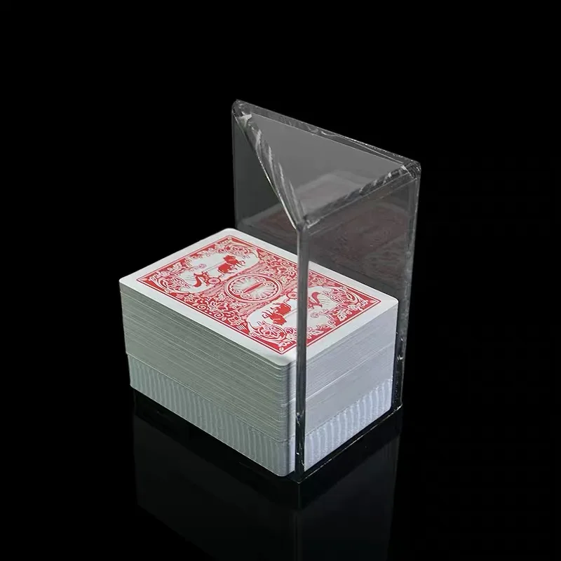 Акриловые покерные отменить коробка карты для покера игральные карты держатель для баккара 2/4/6/8 палуб ящик для хранения