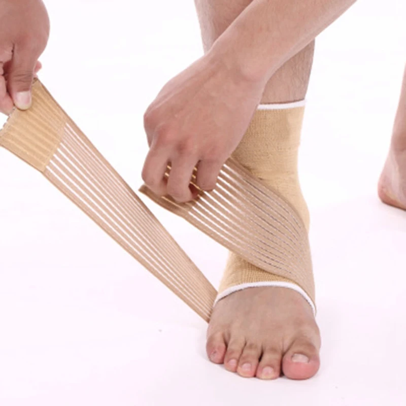 

High Elastic Bandage Knitting Sports Protector Basketball Soccer Ankle Support Brace Guard New Hot