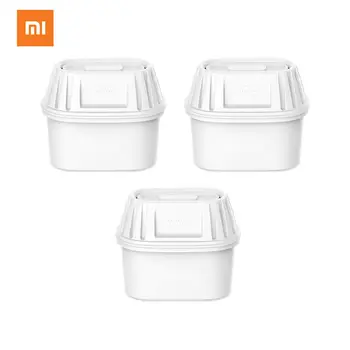 

Xiaomi 3pcs Water Filter Pitcher Cartridge Potent 7-layer Filters For Mi Water Pitcher Double Bacteria Prevention 360 Degree