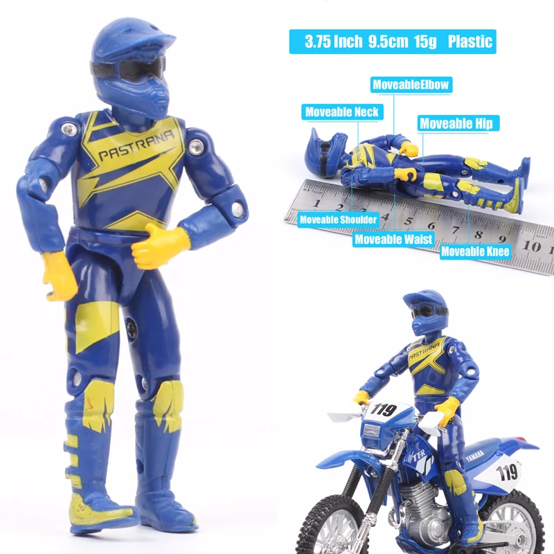 1pcs 1/18 scale 3.75 inch racer action figure moveable joints for motorcycle rider bike Diecast Toy Vehicles model Soldier Army pixar cars diecast Diecasts & Toy Vehicles